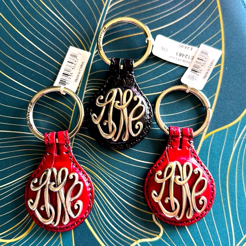 Set of 3 Brighton LOVE Key Fobs new with tags.
